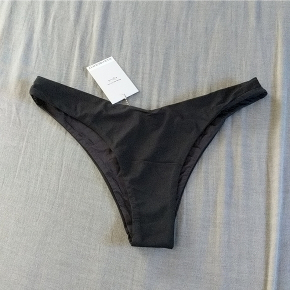 WeWoreWhat Delilah Bikini Bottoms Black - Picture 1 of 9